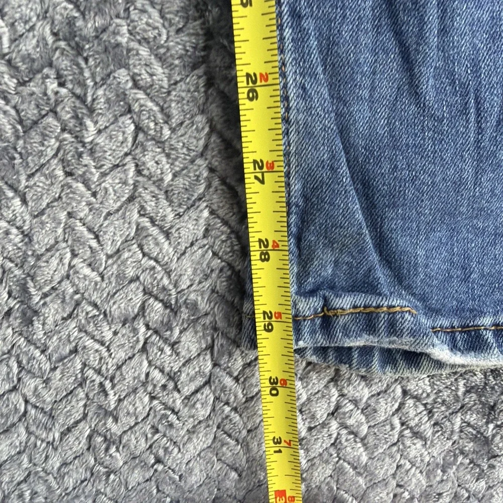 Levi's 513 Jeans Mens 34x32 Slim Straight Med Wash Denim Casual Stretch‎ Blue